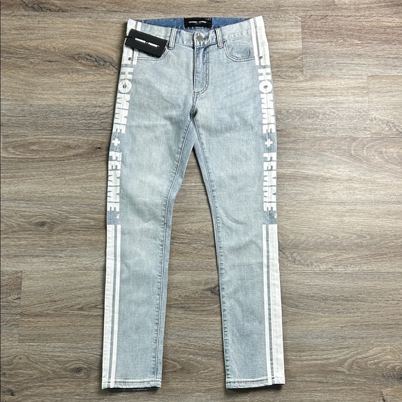 Homme + Femme Men’s Light Blue Jeans Size 28